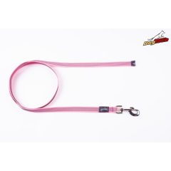 Dogtech 150 cm rubber leash without handle - PINK