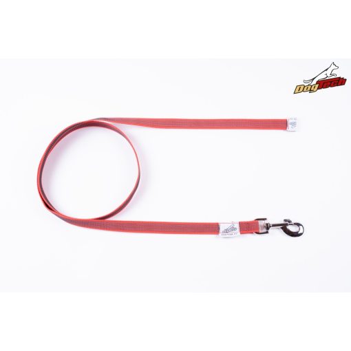 Dogtech  20 mm Leash 2 Meter without handle normal hook Red