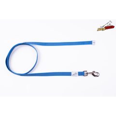   Dogtech 20 mm Leash 2 Meter without handle normal hook Royalblue