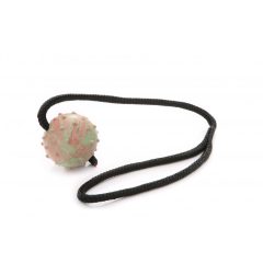 Dogtech 5,5 cm Small ball with 50 cm rope with handle