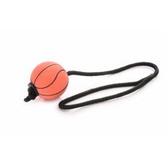 Dogtech 6 cm Soft ball with 50 cm rope with handle