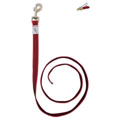 Dogtech 120 cm rubber leash without handle - RED