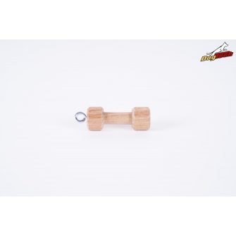 Dumbbell Keychain