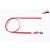 200 cm colored rubber leashes without handle